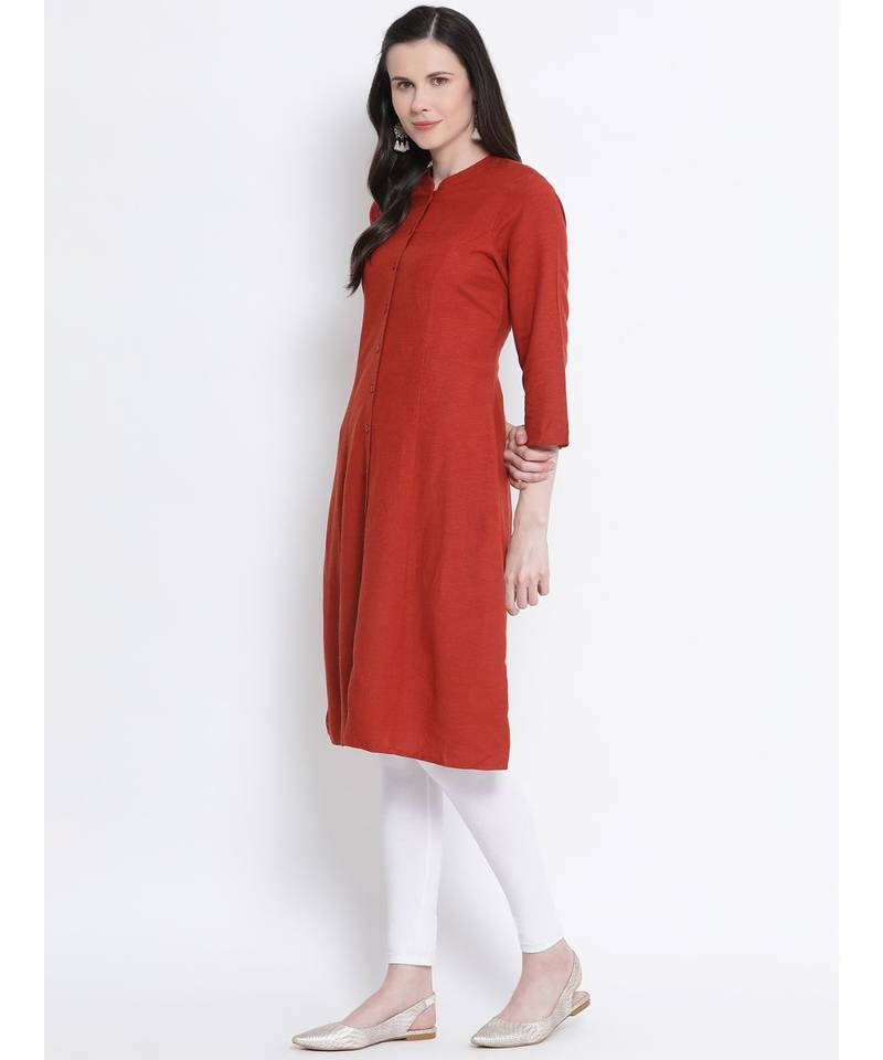 Rust Galaccia Casual Women Tunic