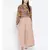 Beige Demand Poly Twill Women Pant