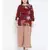 Beige Metal Plus Size Women Pant
