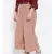 Beige Metal Plus Size Women Pant