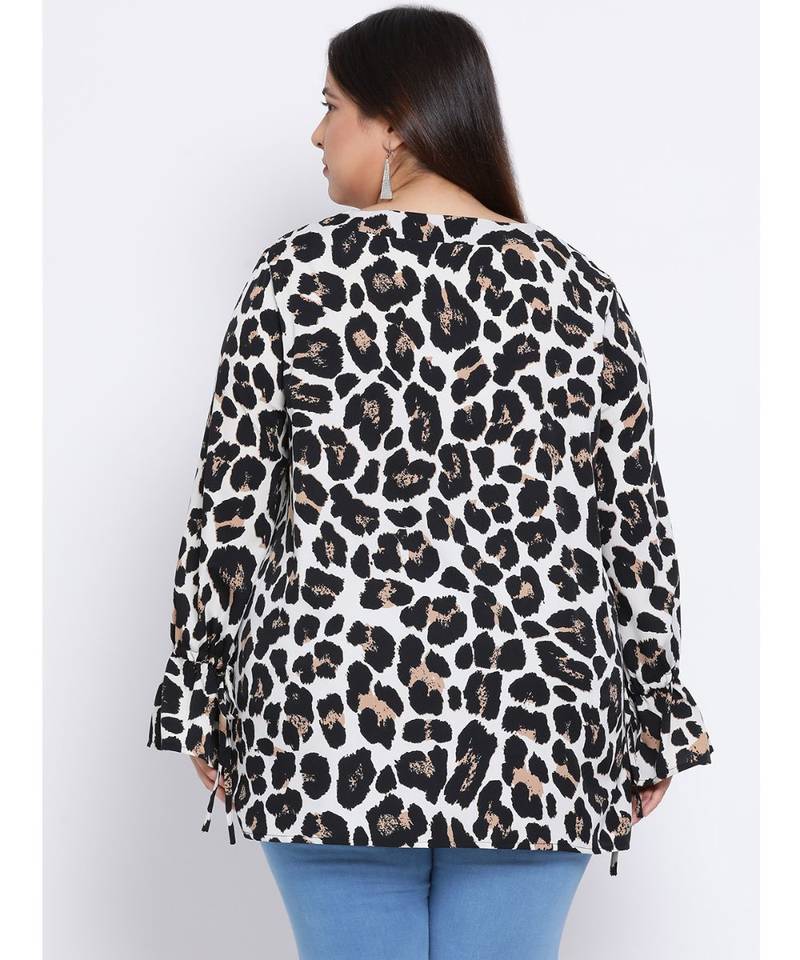 Leopard Aura Plus Size Women Top