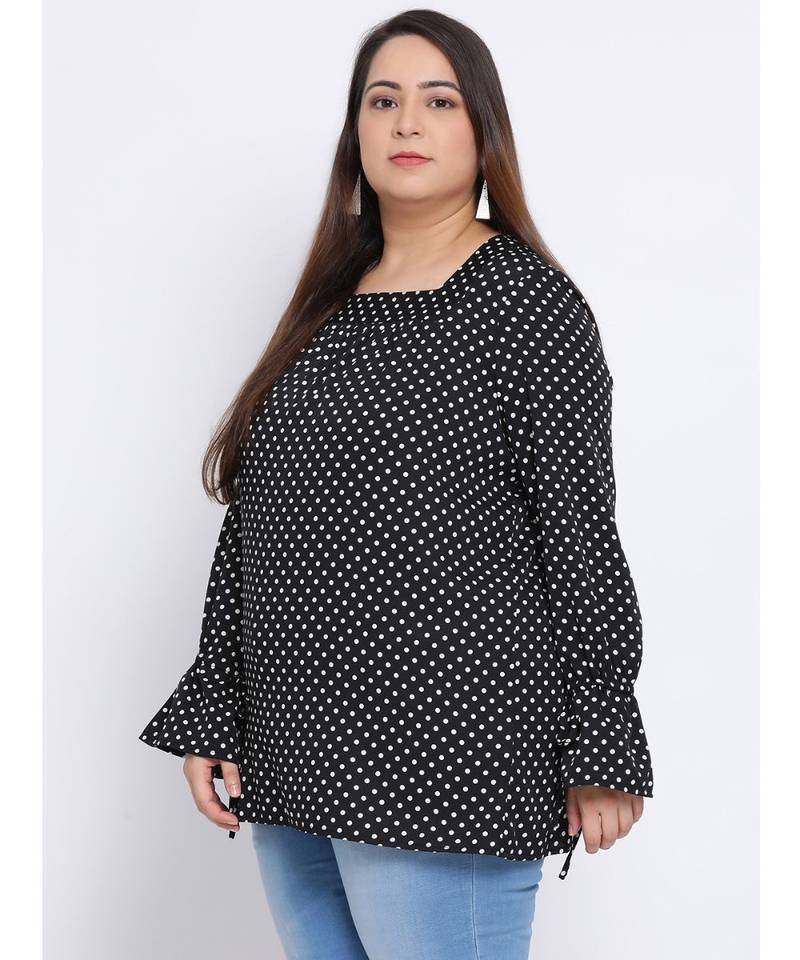 Polka Nolly Plus Size Women Top