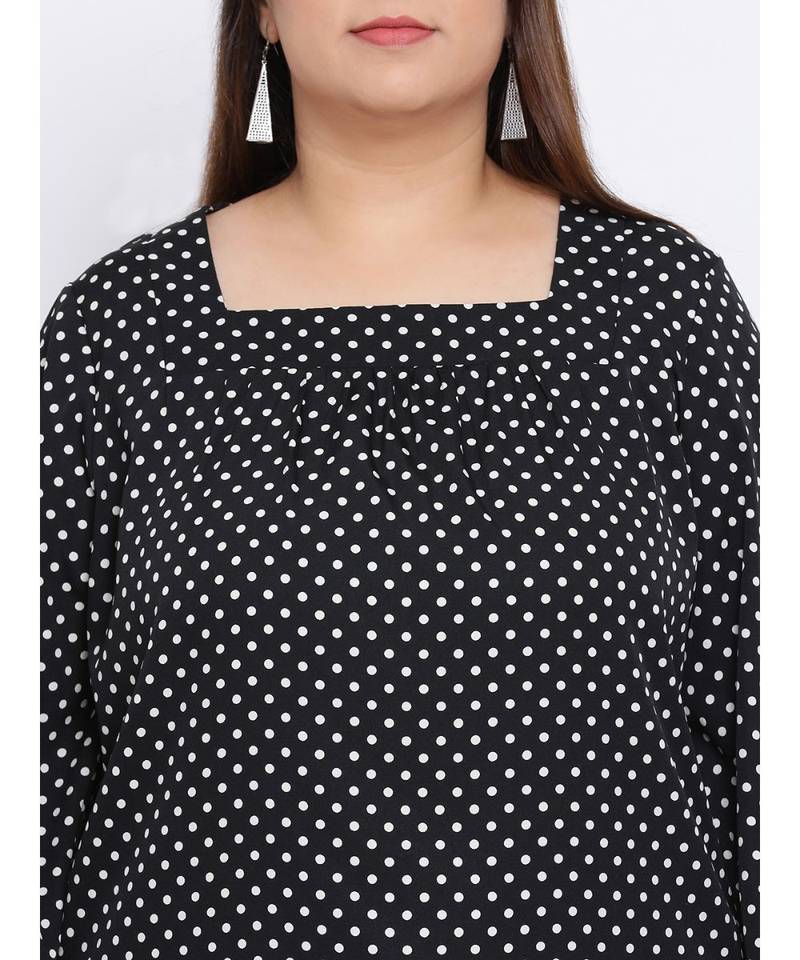 Polka Nolly Plus Size Women Top