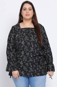 Floral Pacific Plus Size Women Top