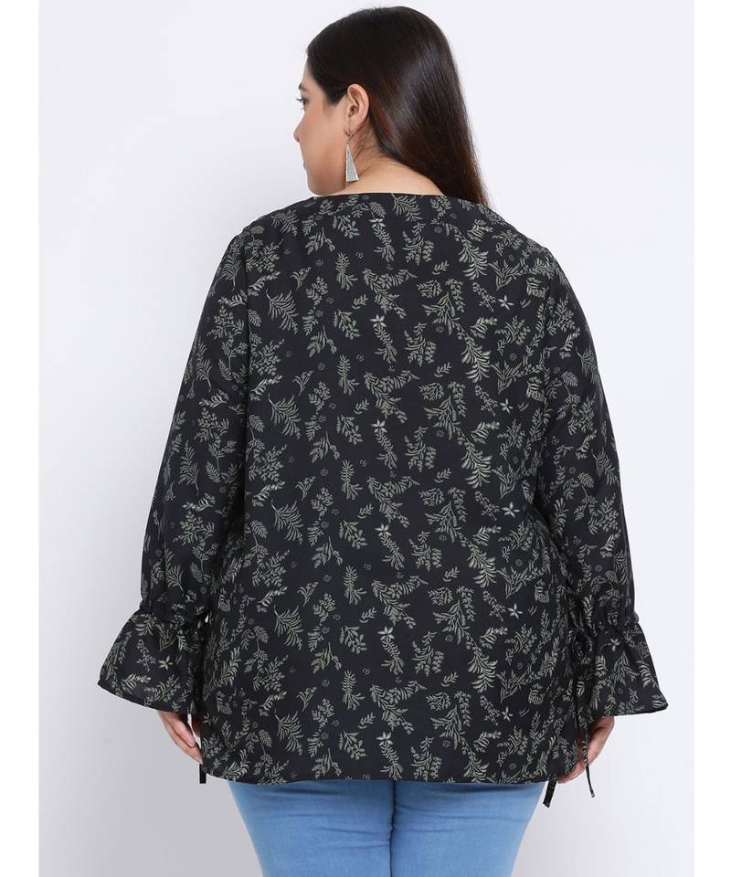 Floral Pacific Plus Size Women Top