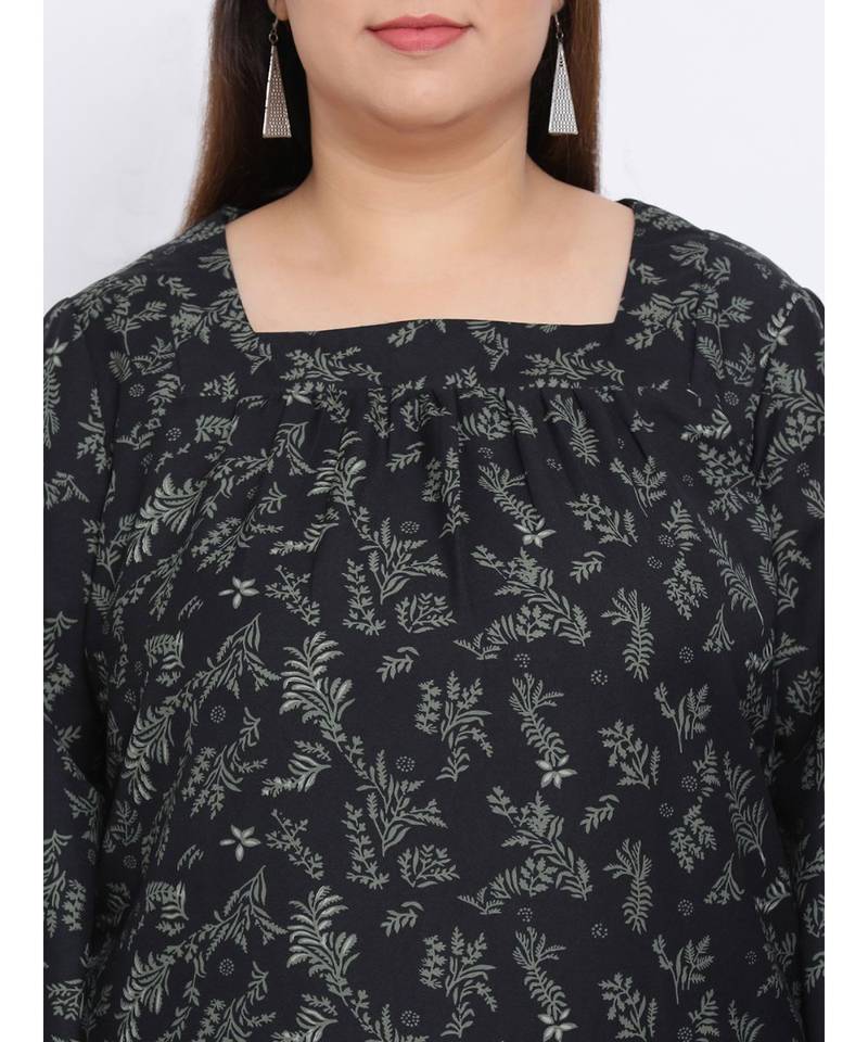 Floral Pacific Plus Size Women Top