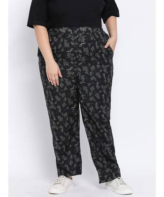 Floral Fire Plus Size Women Pant 1