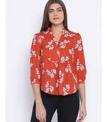 Floral Pleated Women Top