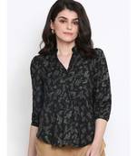 Floral Forest Pleated Women Top