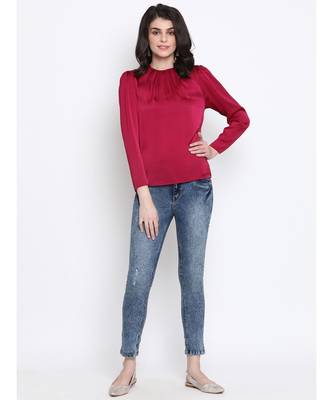 Fuschia Larissa Women Top 2