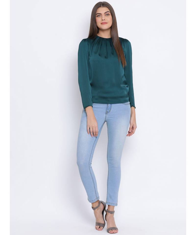 Forest Green Mia Women Top