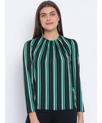 Stripe Greenbird Women Top 1