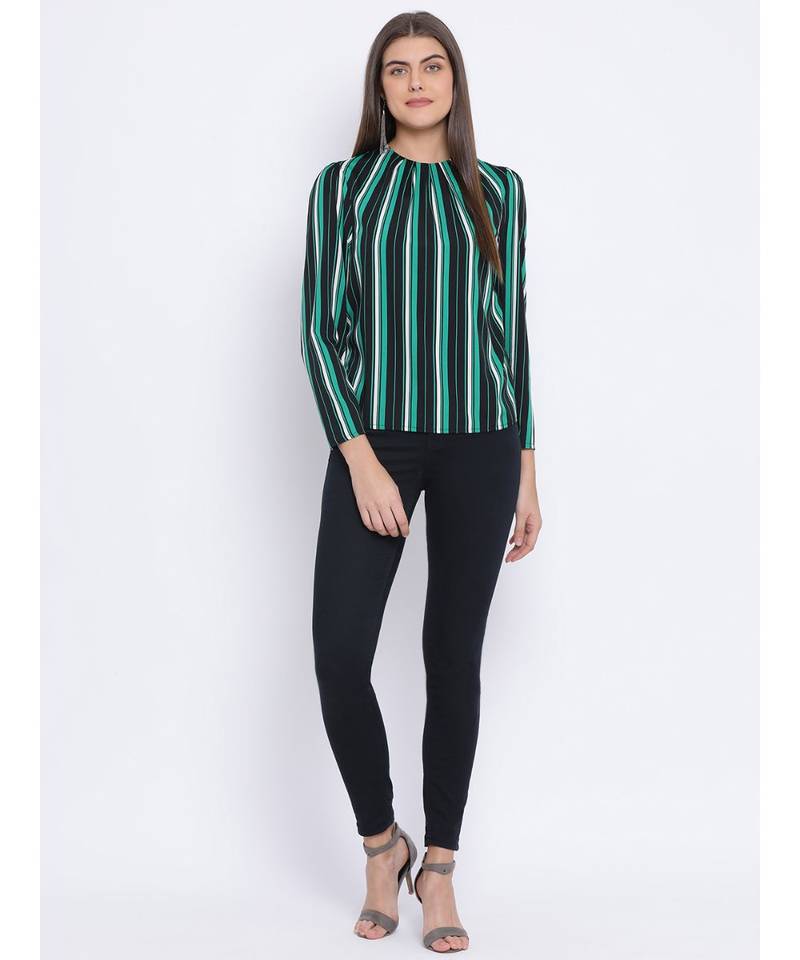 Stripe Greenbird Women Top