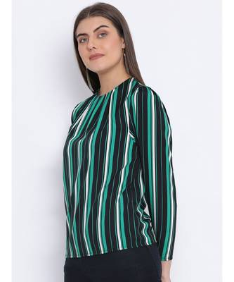 Stripe Greenbird Women Top 3