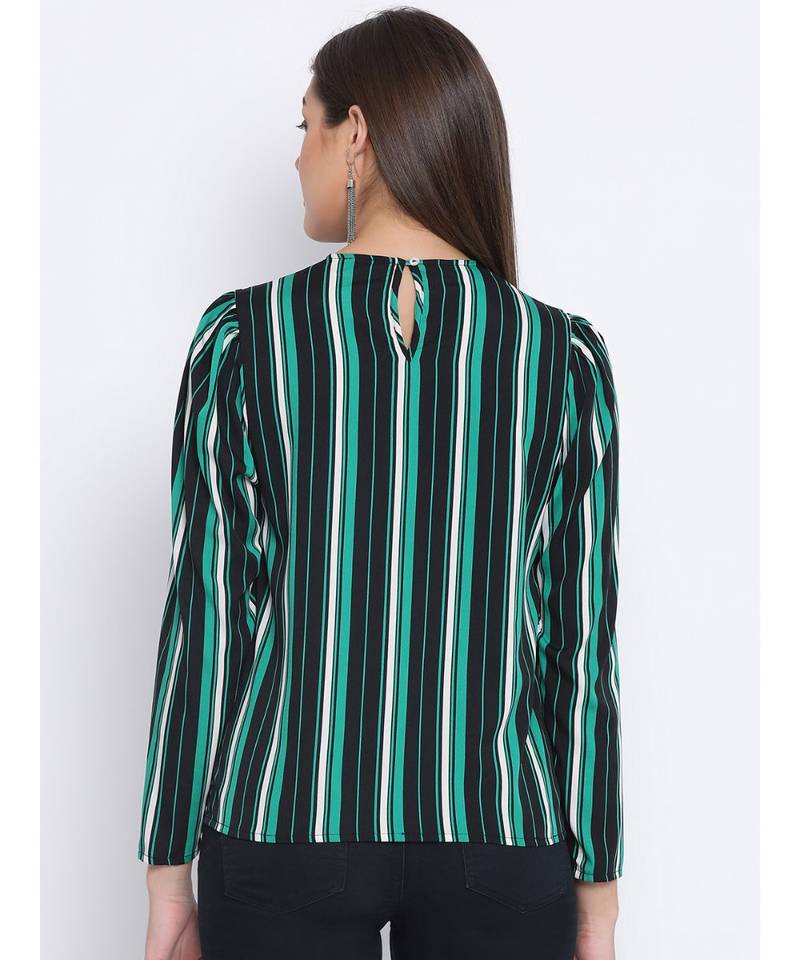 Stripe Greenbird Women Top