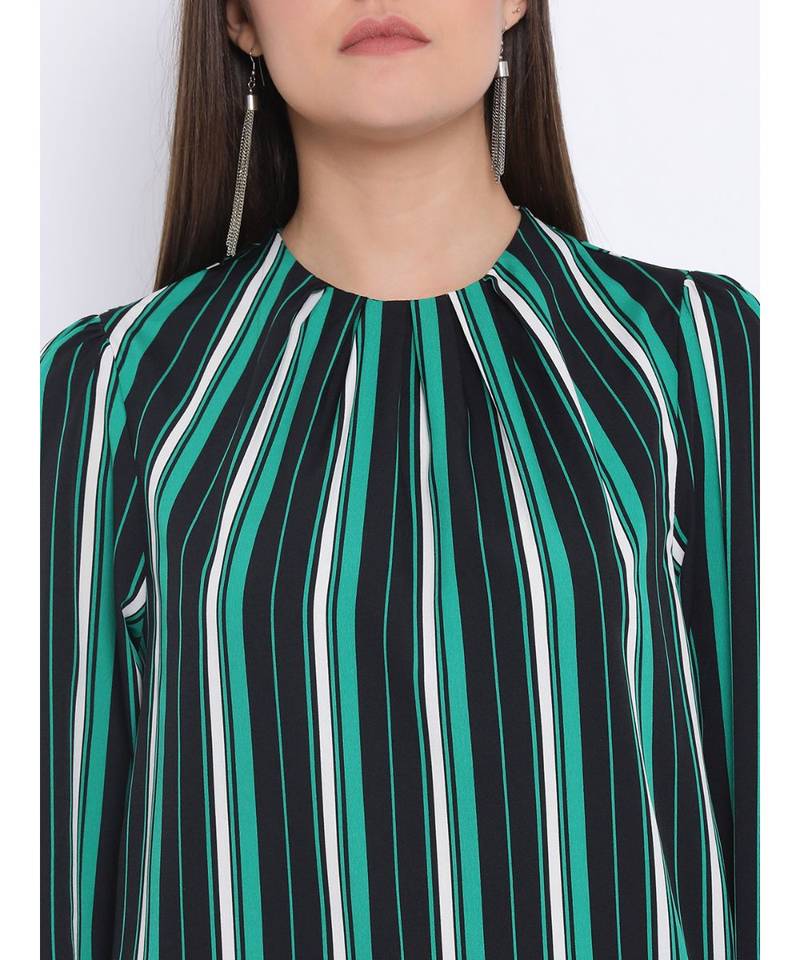 Stripe Greenbird Women Top