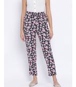 Floral Fiasca Tie-Knot Women Pant