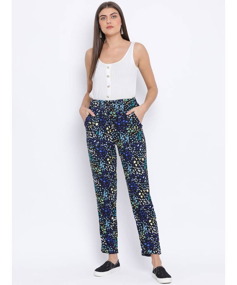 Blossom Alive Tie-Knot Women Pant