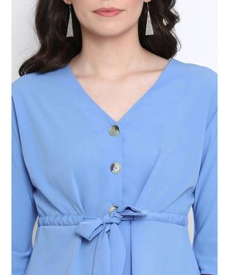 Sea Mallot Button Women Top 5