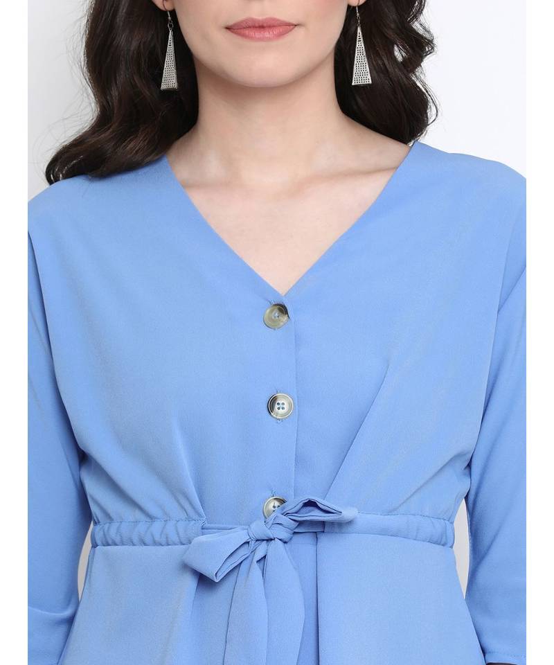 Sea Mallot Button Women Top