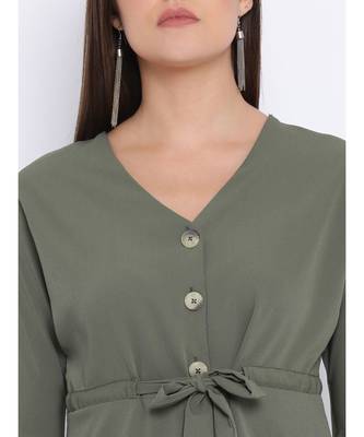 Khaki Laura Buttom Women Top 5