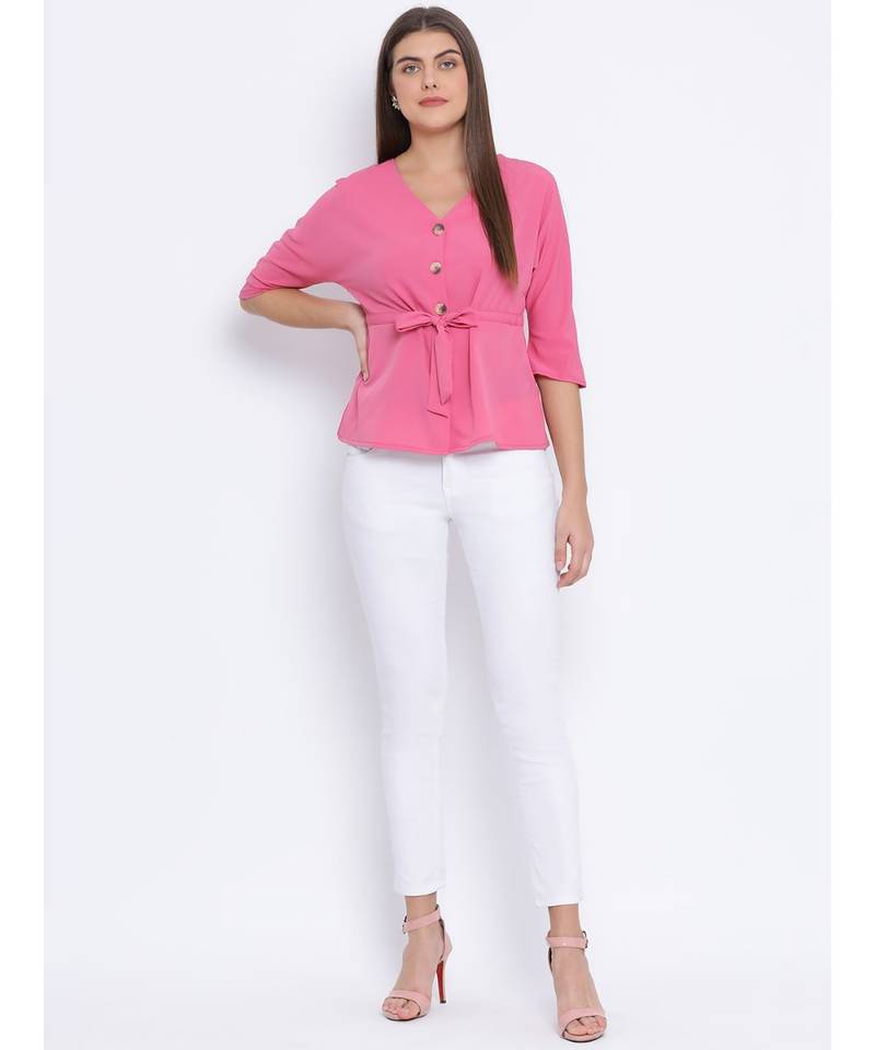 Bella Shelly Button Women Top