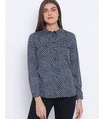 Polka Covertale Button Women Shirt