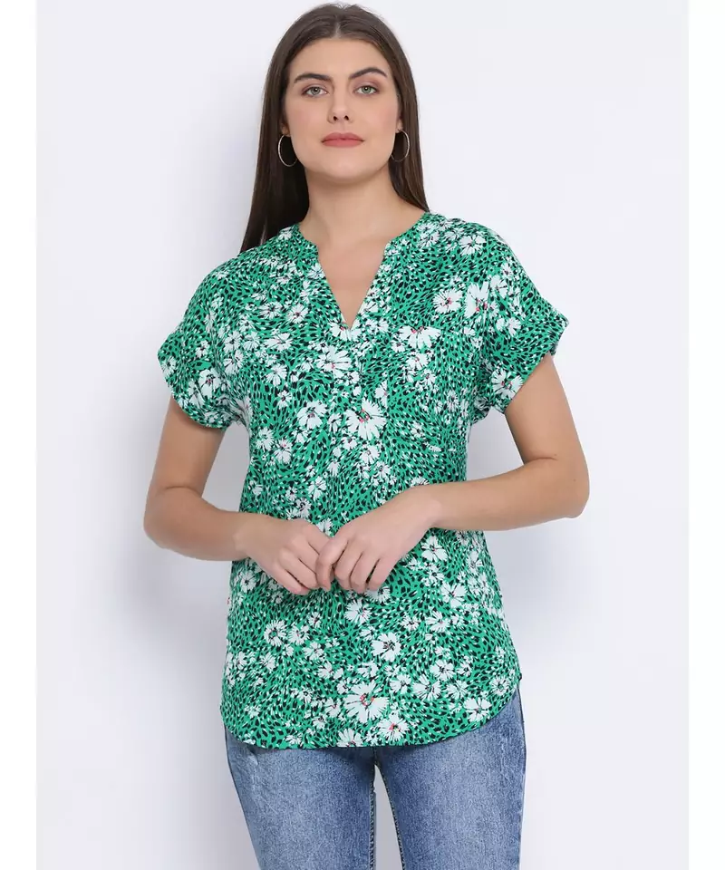 Tropical Shade Women Top
