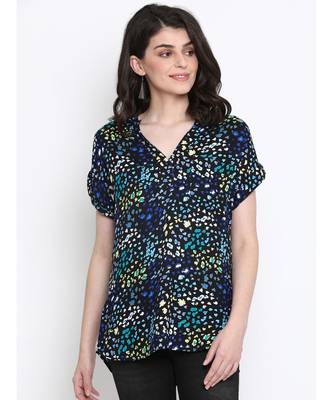Floral Glitter Classic Women Top 1