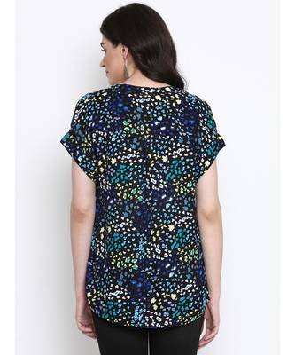 Floral Glitter Classic Women Top 4