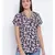 Floral Lamp Turn Women Top