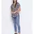 Floral Lamp Turn Women Top