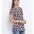 Floral Lamp Turn Women Top