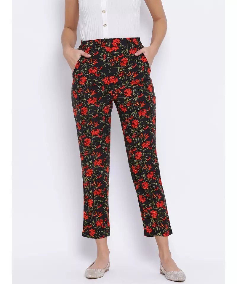 Floral Fire World Women Pant