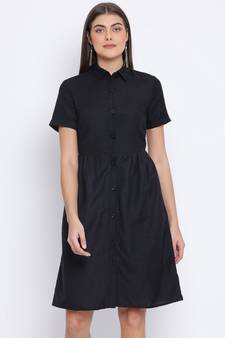 Black Stealth Classy Women Dress