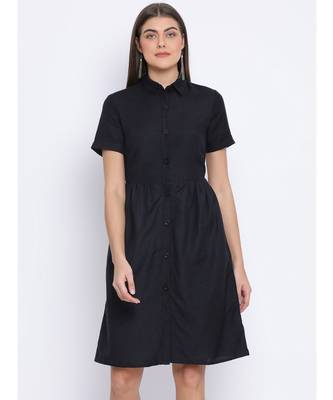 Black Stealth Classy Women Dress 1