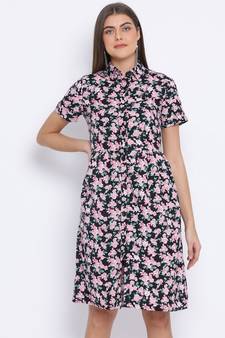 Floral Stylmia Classy Women Dress