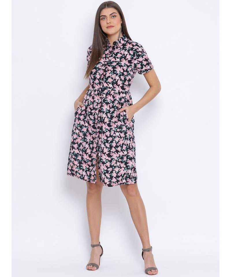 Floral Stylmia Classy Women Dress