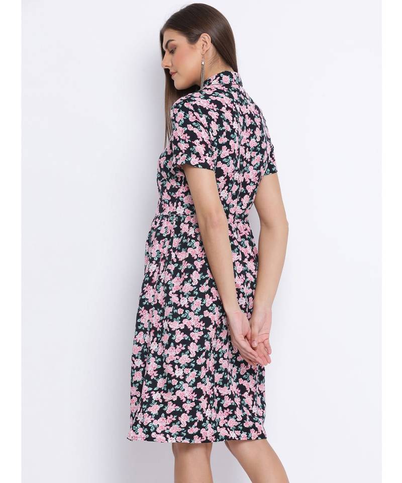 Floral Stylmia Classy Women Dress