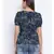 Floral Cotton Tie-Knot Women Top