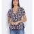 Vibracy Floral Tie-Knot Women Top