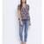 Vibracy Floral Tie-Knot Women Top