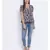 Vibracy Floral Tie-Knot Women Top