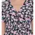 Vibracy Floral Tie-Knot Women Top