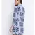 Floral Printed Collar Back Women Dress