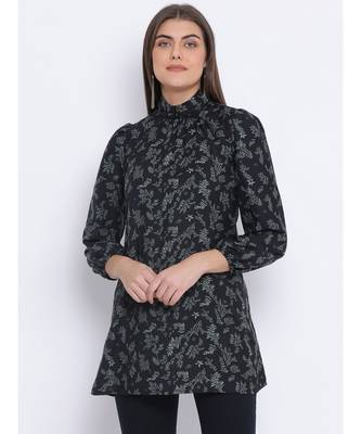 Forest Wave Power Print Women Tunic 1