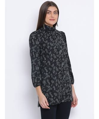 Forest Wave Power Print Women Tunic 3