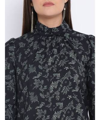 Forest Wave Power Print Women Tunic 5