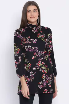 Floral Nelta Print Women Tunic