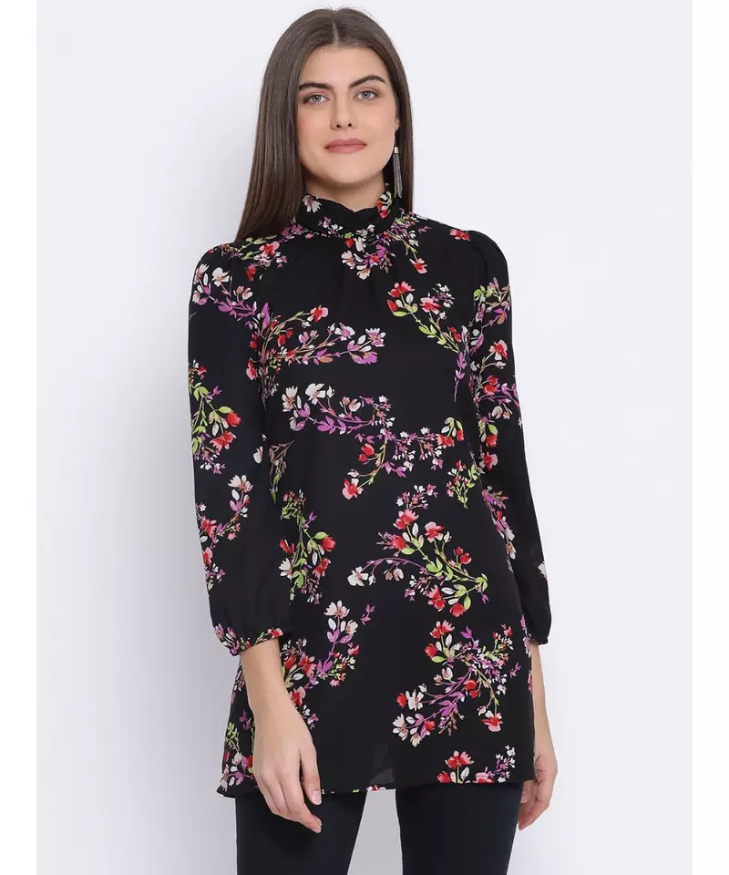 Floral Nelta Print Women Tunic
